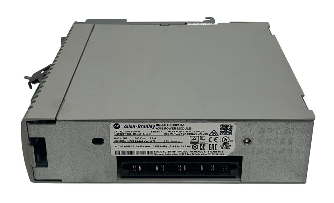 ALLEN BRADLEY 2094-BM01-M /A Kinetix 6200/6500 AXIS MODULE 3.9kW/8.6A NSMP
