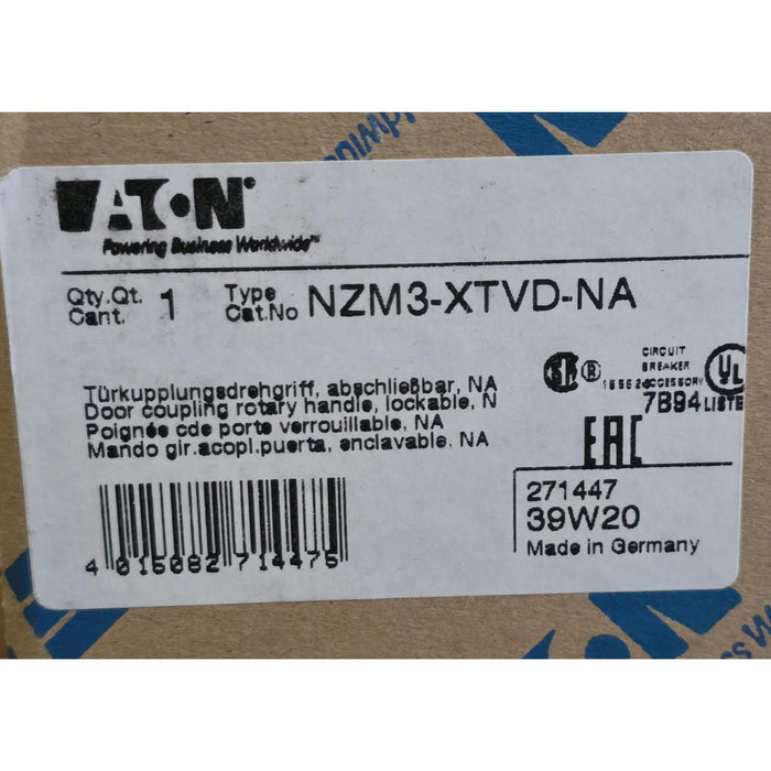 EATON MOELLER NZM3-XTVD-NA - 271447 DOOR COUPLING ROTARY HANDLE, BLACK NSMP
