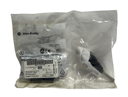 ALLEN BRADLEY 800FM-JR4MX22B /A BULLETIN 800FM TOGGLE SWITCH 4-POS NSFS