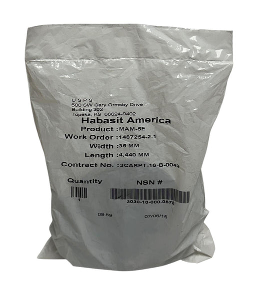 2 HABASIT AMERICA MAM-5E / MAM5E CONVEYOR BELTS W: 35mm L: 4,440mm NSFS