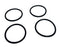 50 GLOBAL O-RING AND SEAL E70334 O-RINGS DURO 70 BLACK 2.60'' ID (66.04mm) NSMP