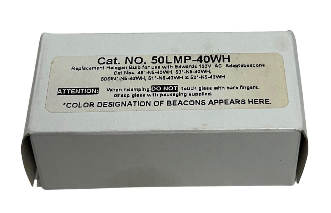 5 EDWARDS 50LMP-40WH / 50LMP40WH OEM HALOGEN BULBS FOR 120VAC BEACONS NSMP