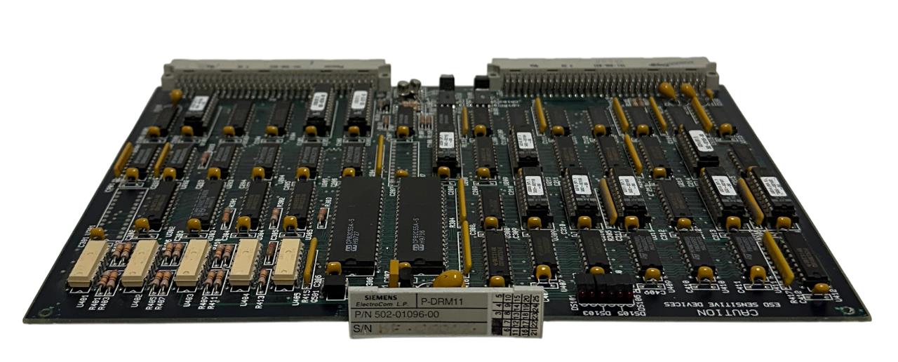 SIEMENS ElectroCom P-DRM11 / 502-01096-00 PCB AUTOMATION CONTROL BOARD USNP