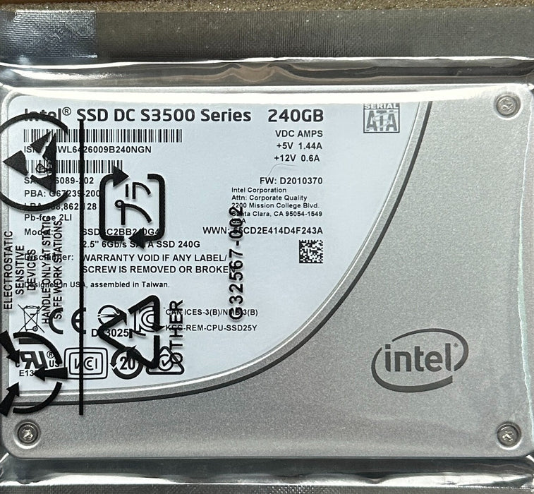 INTEL SSD DC S3500 SERIES 240GB INTERNAL SSDSC2BB240G401 / SSDSC2BB240G4 NSMP