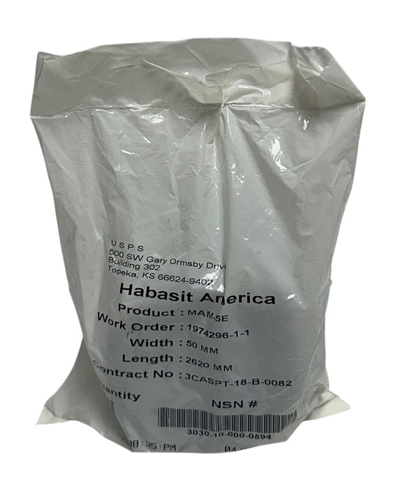 3 HABASIT AMERICA MAM-5E / MAM5E CONVEYOR BELTS W: 50mm L: 2,620mm OEM NSFS