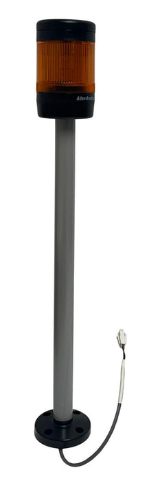 ALLEN BRADLEY 855T-BPM40 / 855T-B24DN5 /B STACK LIGHT ASSEMBLY AMBER 24V NSNP