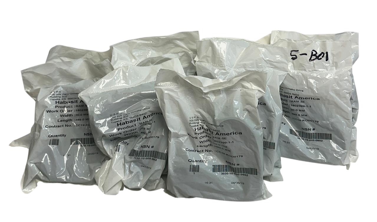 10 HABASIT AMERICA MAM-5E / MAM5E CONVEYOR BELTS W: 30mm L: 489mm OEM NSFS