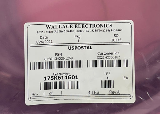 WALLACE ELECTRONICS 6150-13-000-1269 / 175K614G01 CORDSET ASSEMBLY NSFS