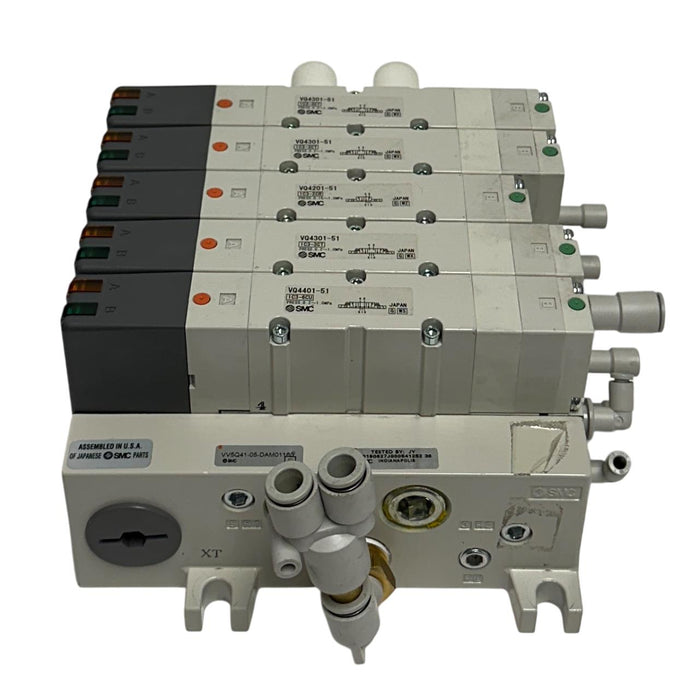 SMC VV5Q41-05-DAM01160 / VQ4401-51 / VQ4301-51 / VQ4201-51 PNEUMATIC ASSY USNP