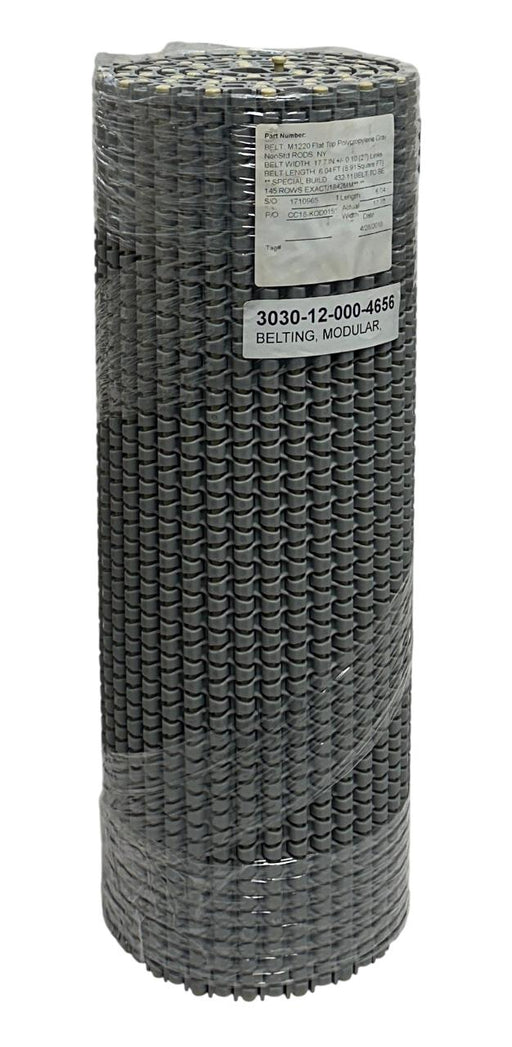 HABASIT AMERICA 3030-12-000-4656 / M1220 FLAT TOP MODULAR BELTING GRAY NSNP