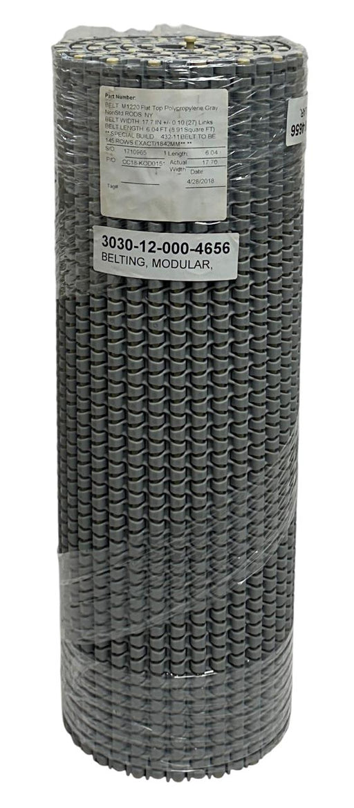 HABASIT AMERICA 3030-12-000-4656 / M1220 FLAT TOP MODULAR BELTING GRAY NSNP