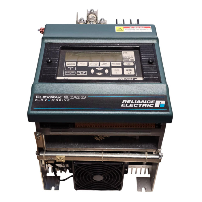 RELIANCE ELECTRIC 30FR2042 FlexPak 3000 REGEN DC DRIVE 30HP 230VAC/94A USPI