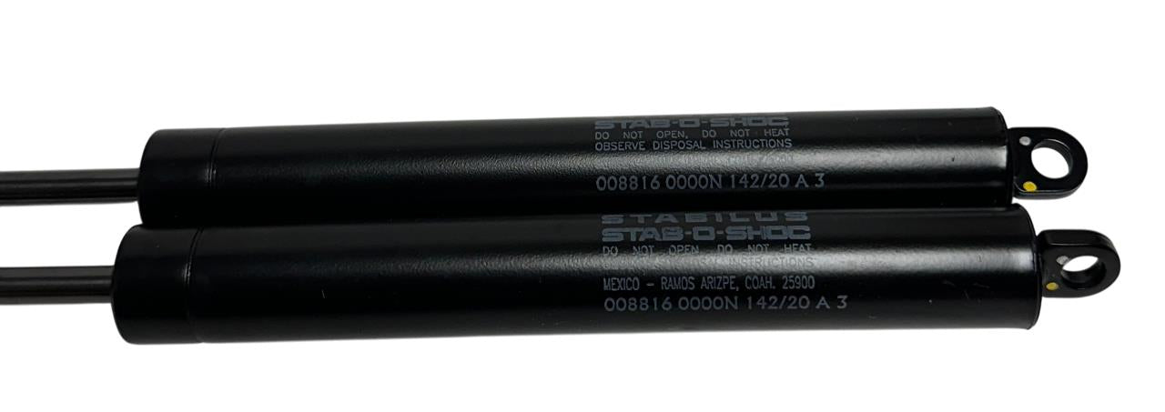 2 STABILUS 008816 0000N 142/20 A 3 STAB-O-SHOC SHOCK ABSORBERS BLACK NSNP