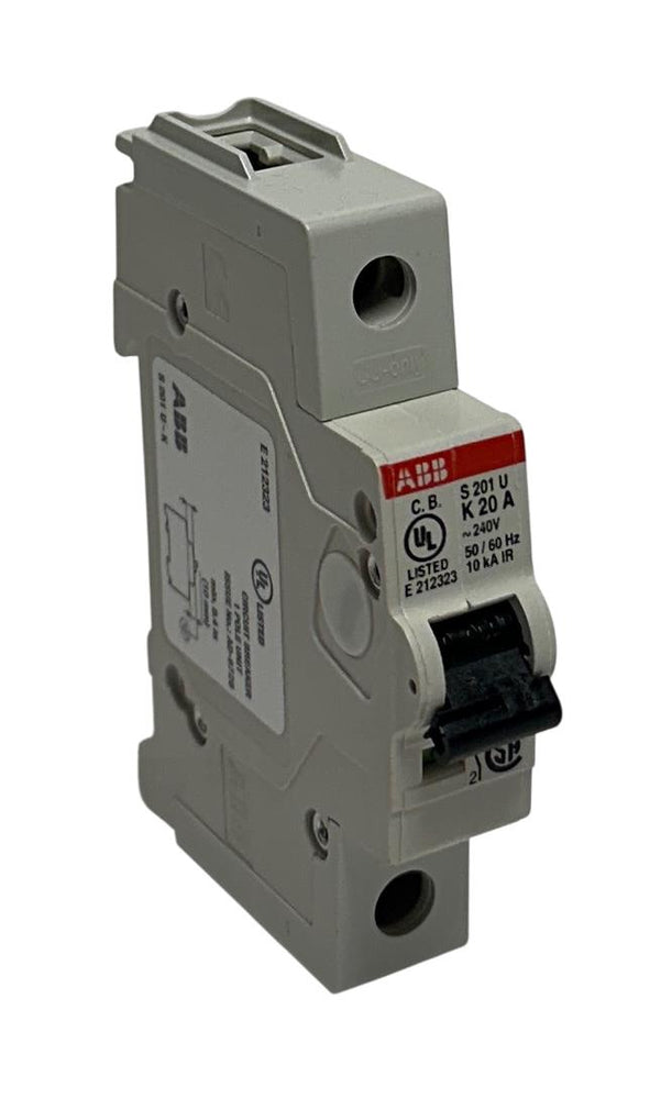 ABB S201U-K20 / S201U-K20A MINI CIRCUIT BREAKER 240V 20A OEM NSNP