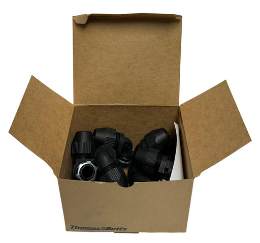 12 THOMAS & BETTS ABB 7TAD012570R0003 / LT938P 90 DEG BULLET FITTINGS 3/8'' NSMP