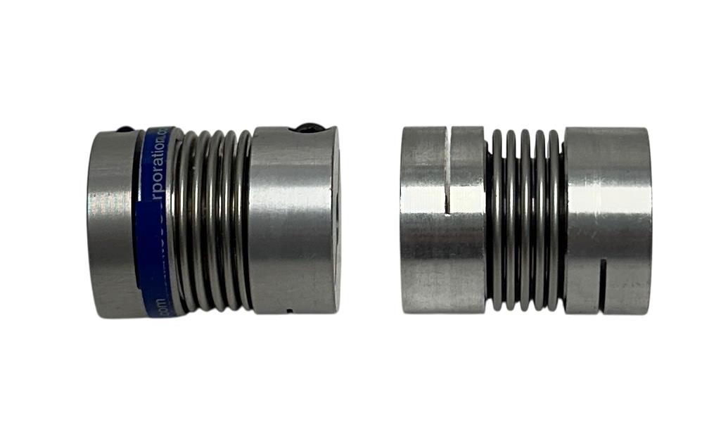 2 RIMTEC GERWAH DKN-20 / DKN20 MINI BELLOWS COUPLINGS W/ CLAMPING HUB NSNP