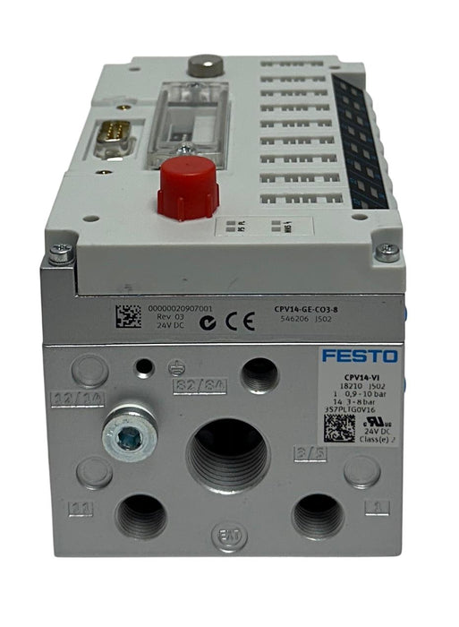 FESTO CPV14-GE-CO3-8 / CVP14-VI ELECTRICAL INTERFACE 8-SLOT 546206 18210 NSNP
