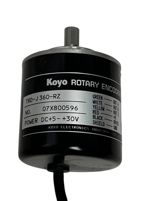 KOYO ELECTRONICS TRD-J360-RZ / TRDJ360RZ ROTARY ENCODER 5-30VDC 360PPR USMP