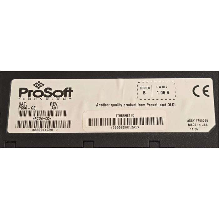 ProSoft OLDI/BELDEN AB PC56-CE /B IN-RACK INDUSTRIAL PC for ControlLogix  - CE