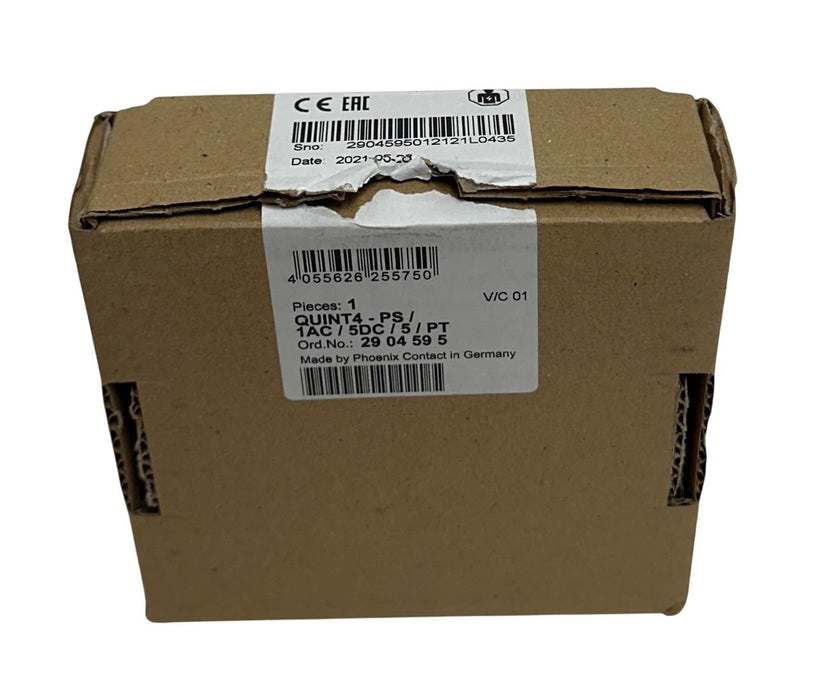 PHOENIX CONTACT QUINT4-PS/1AC/5DC/5/PT / 2904595 QUINT POWER SUPPLY 5V OUT NSMP