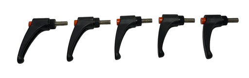 5 KIPP K0270.3A41X20 / 3GJD1 ADJUSTABLE HANDLES PLASTIC W/ SS THREAD 20mm NSNP