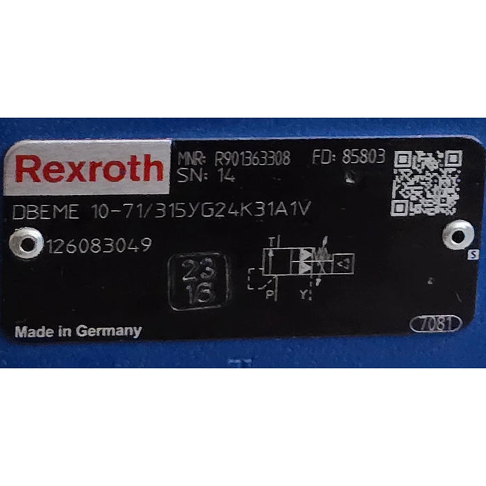 REXROTH DBEME 10-71/315YG24K31A1V - R901363308 PROP VALVE W/R901011812 NSNP