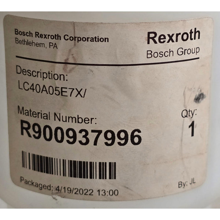 BOSCH REXROTH LC40A05E7X  - R900937996 LOGIC CARTRIDGE VALVE SIZE 40 NSMP