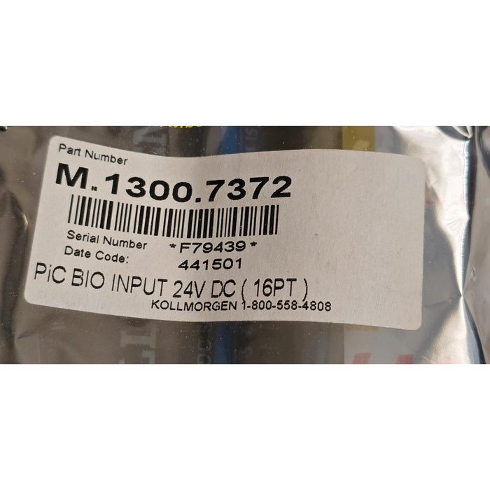 KOLLMORGEN GIDDINGS & LEWIS M.1300.7372 R1 BLOCK INPUT 24VDC MODULE 16-PT NSMP