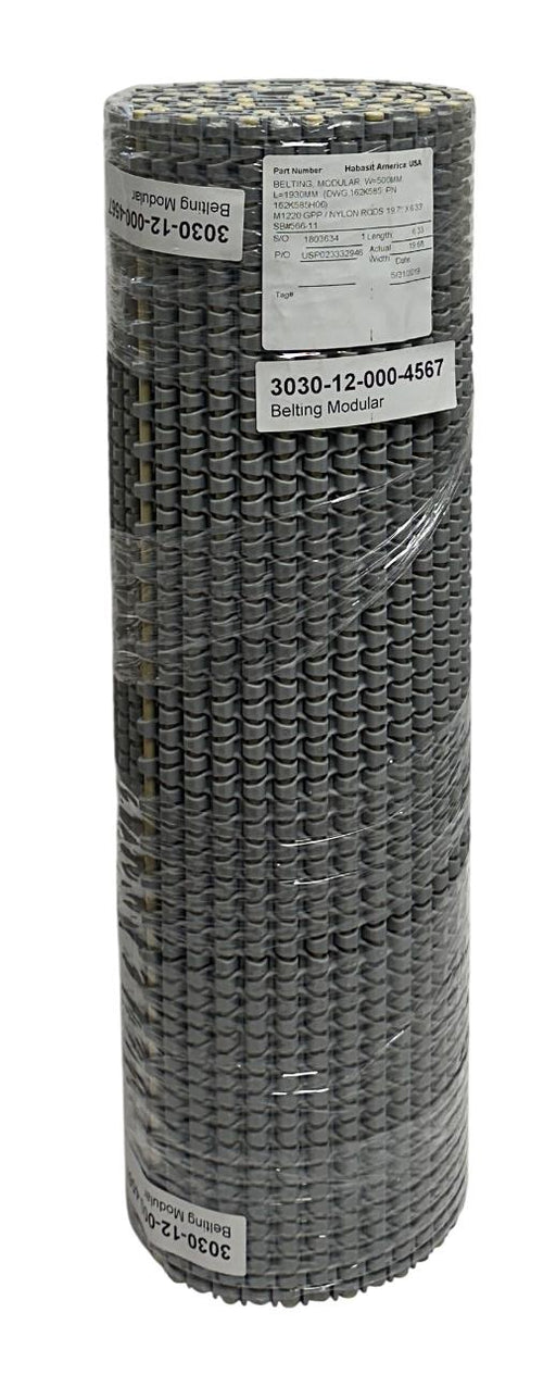 HABASIT AMERICA 162K585H06 / M1220 MODULAR BELTING W=500mm L=1930mm GPP NSNP