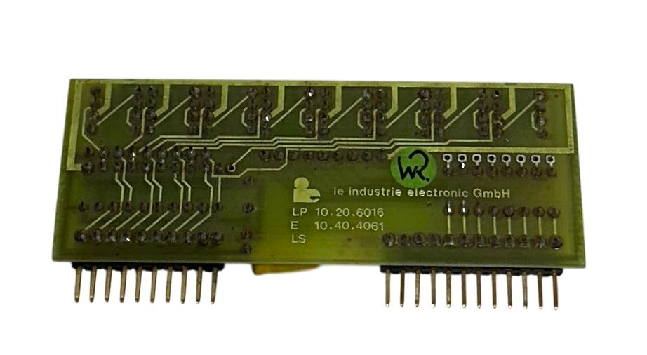 IE INDUSTRIE ELECTRONIC LP 10.20.6016 / E 10.40.4061 BOARD PCB USNP