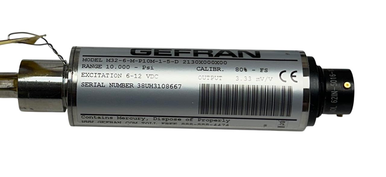 GEFRAN M32-6-M-P10M-1-5-D 2130X000X00 / M326MP10M15D PRESSURE TRANSDUCER NSNP