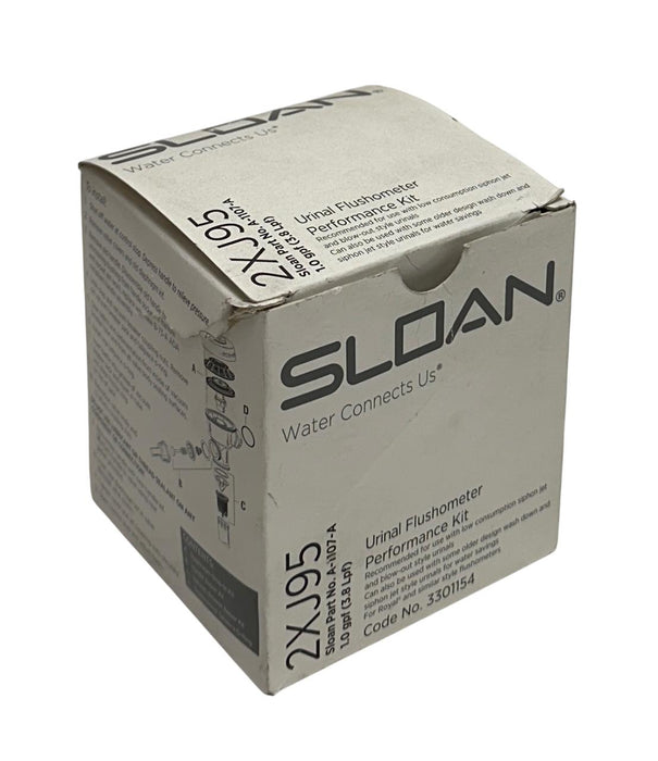 SLOAN A-1107-A / 2XJ95 / 3301154 URINAL FLUSHOMETER PERFORMANCE KIT 1GPF NSMP