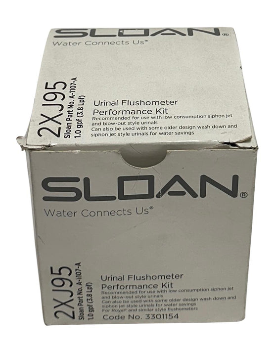 SLOAN A-1107-A / 2XJ95 / 3301154 URINAL FLUSHOMETER PERFORMANCE KIT 1GPF NSMP
