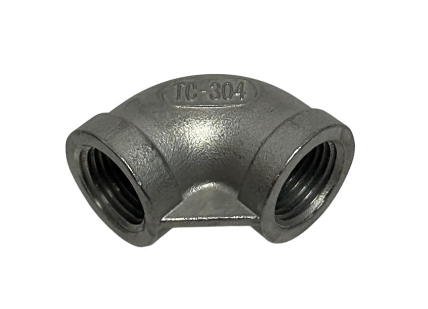 14 UNBRANDED TC-304 / TC-316 / 1/2-150 / G-NPT THREADED ELBOW FITTINGS NSNP