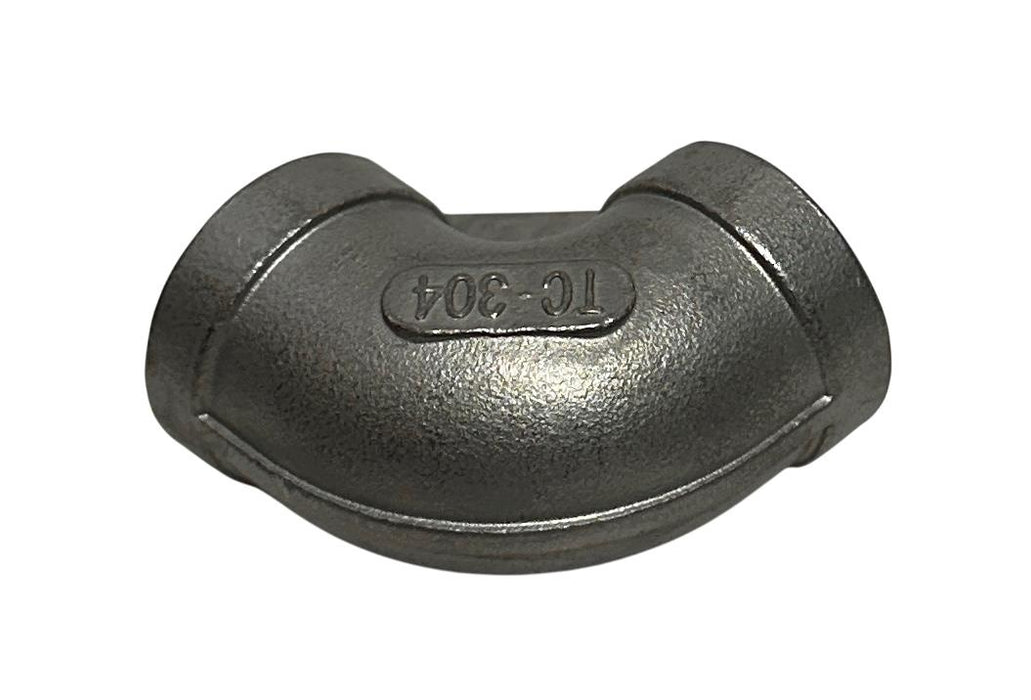 14 UNBRANDED TC-304 / TC-316 / 1/2-150 / G-NPT THREADED ELBOW FITTINGS NSNP