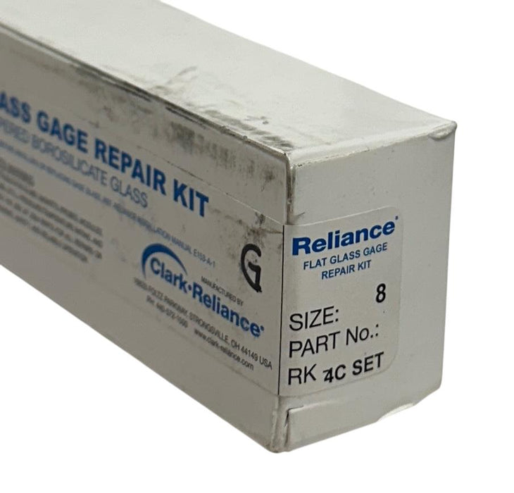 CLARK RELIANCE RK-4C-SET / RK4CSET SIZE 8 FLAT GLASS GAGE REPAIR KIT OEM NSMP