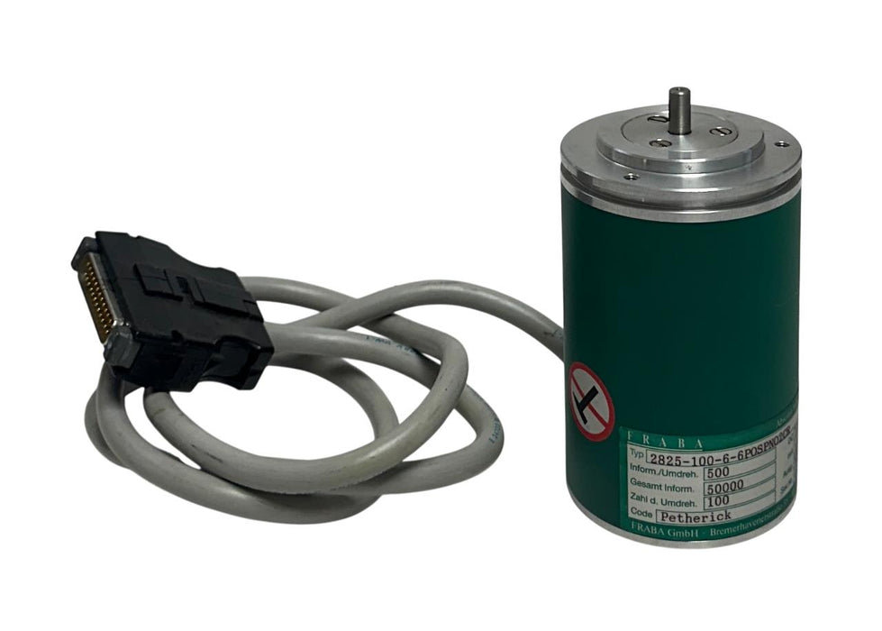 FRABA 2825-100-6-6POSPNO2CR / 282510066POSPNO2CR ABSOLUTE ENCODER 15-24VDC NSNP