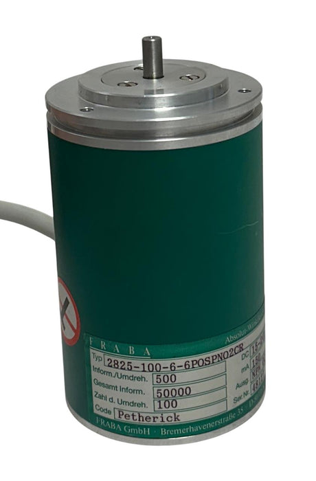 FRABA 2825-100-6-6POSPNO2CR / 282510066POSPNO2CR ABSOLUTE ENCODER 15-24VDC NSNP