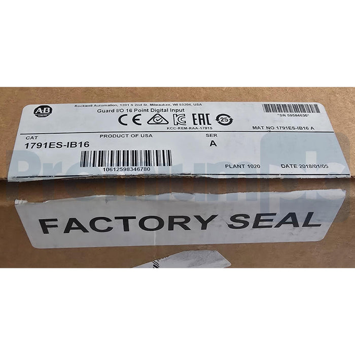 ALLEN BRADLEY 1791ES-IB16 /A Guard I/O EtherNet/IP SAFETY 16-P INPUT MODULE NSMP