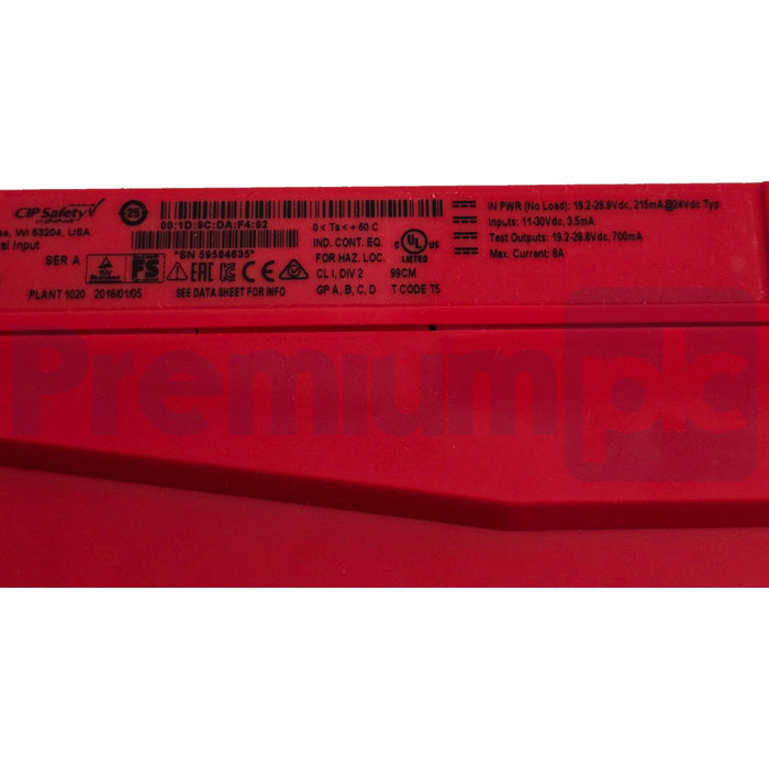 ALLEN BRADLEY 1791ES-IB16 /A Guard I/O EtherNet/IP SAFETY 16-P INPUT MODULE NSMP