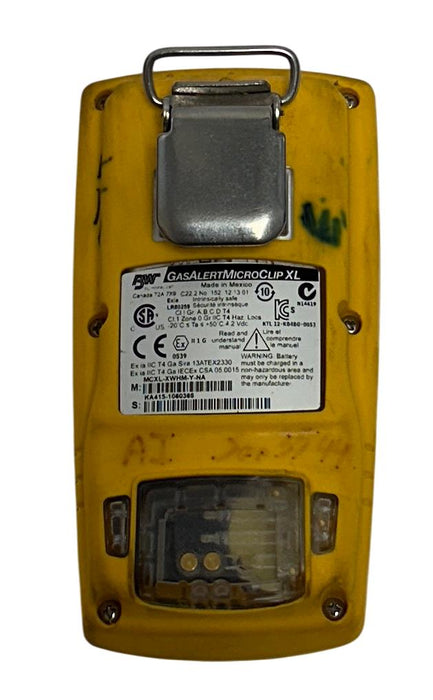 HONEYWELL BW MCXL-XWHM-Y-NA / GasAlert MicroClip XL GAS MONITOR/DETECTOR USNP