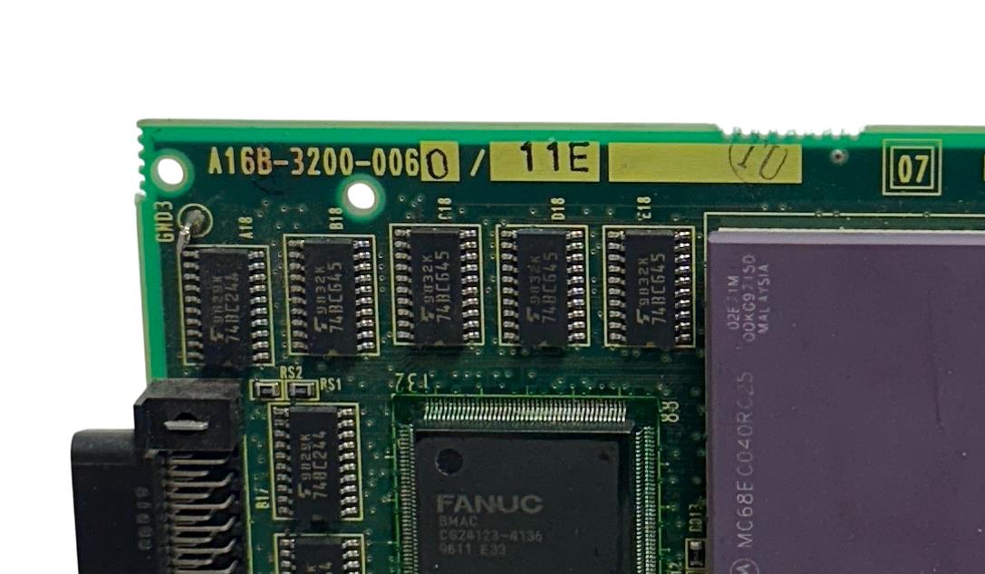 FANUC A16B-3200-0060/11E / A16B32000060 MAIN MOTHERBOARD CPU A16B-3200-0060 REP