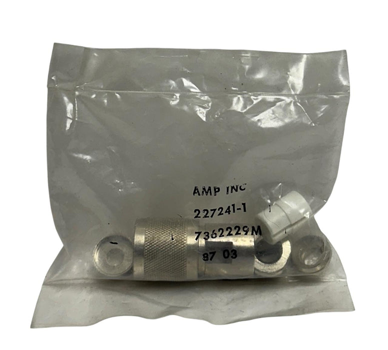 AMP INC 227241-1 / 2272411 COAXIAL CONNECTOR STRAIGHT CRIMP 7362229M OEM NSFS