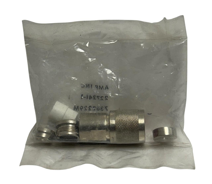 AMP INC 227241-1 / 2272411 COAXIAL CONNECTOR STRAIGHT CRIMP 7362229M OEM NSFS