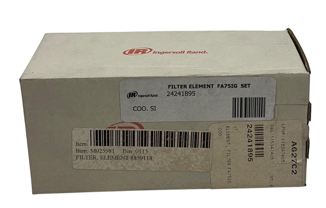 INGERSOLL RAND 24241895 OEM REPLACEMENT FILTER ELEMENT FA75IG SET NSMP