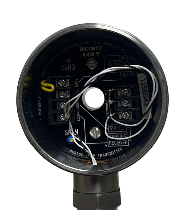 ANDERSON INSTRUMENT 561010075F / SA510040370000 ANALOG TEMP TRANSMITTER NSNP