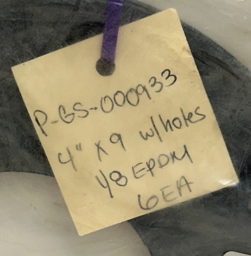 2 UNBRANDED P-GS-000933-4X9 / P-GS-000933 / PGS000933 OEM GASKETS 4'' EPDM NSNP