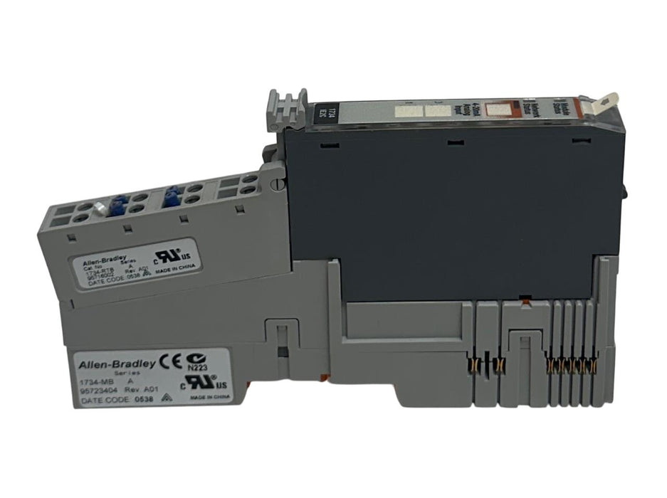 ALLEN BRADLEY 1734-IE2C /C POINT I/O ANALOG INPUT MODULE 4-20mA W/ 1734-MB USNP