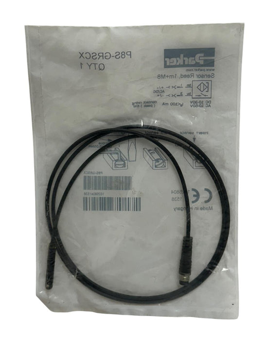 7 PARKER P8S-GRSCX / P8SGRSCX GLOBAL DROP-IN REED SENSORS 1M LEAD 8mm CONN NSFS