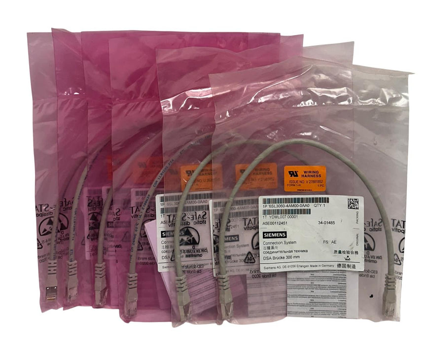 6 SIEMENS 6SL3060-4AM00-0AA0 / 6SL30604AM000AA0 CONNECTION SYSTEM CABLES NSFS
